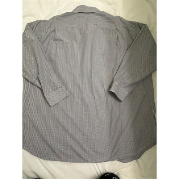 NWOT Michael Kors Mens Button-up Shirt Long Sleeve Grey 100% Cotton 18 1/2 34/35 - Picture 7 of 8